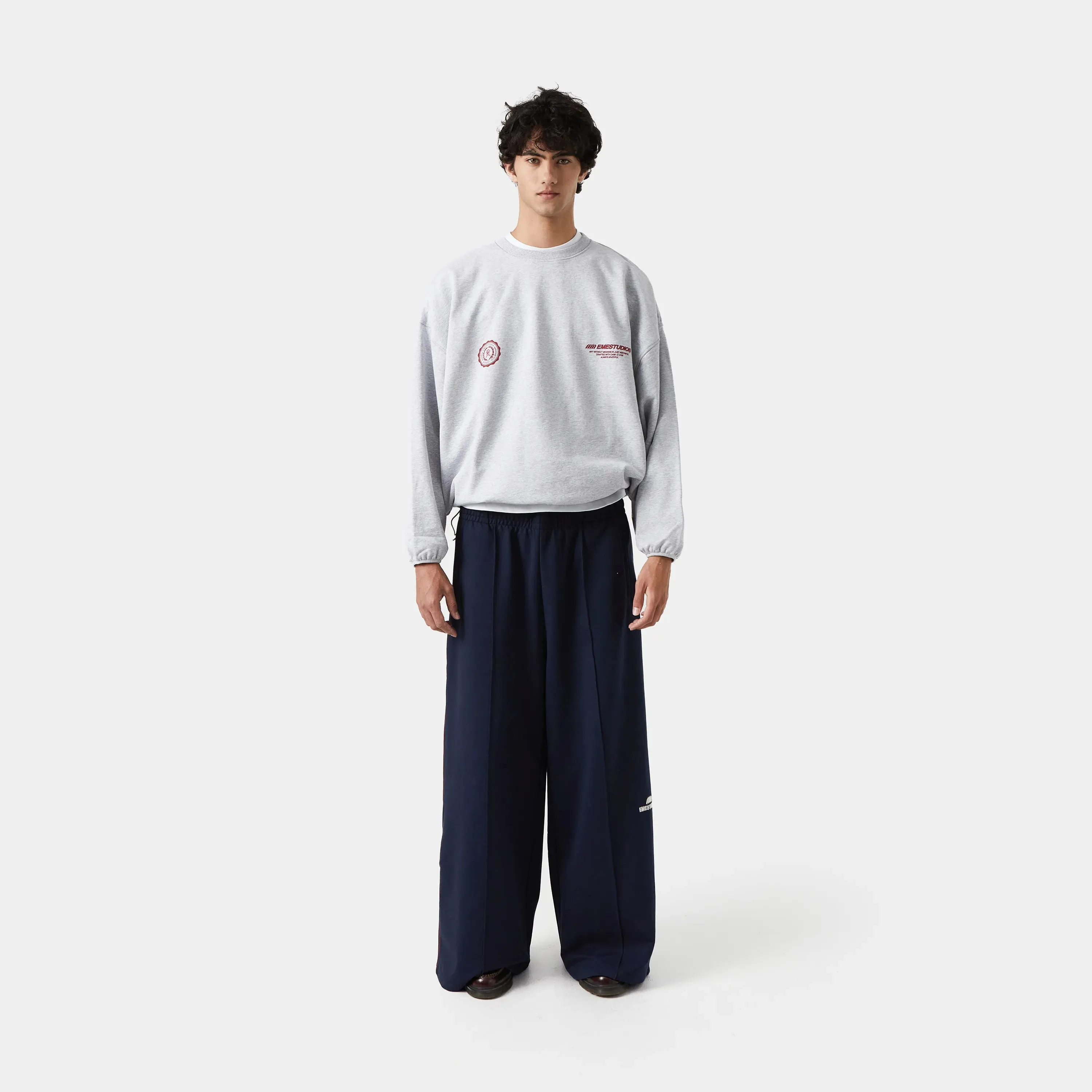 Somm Pleat Baggy Sweatpants