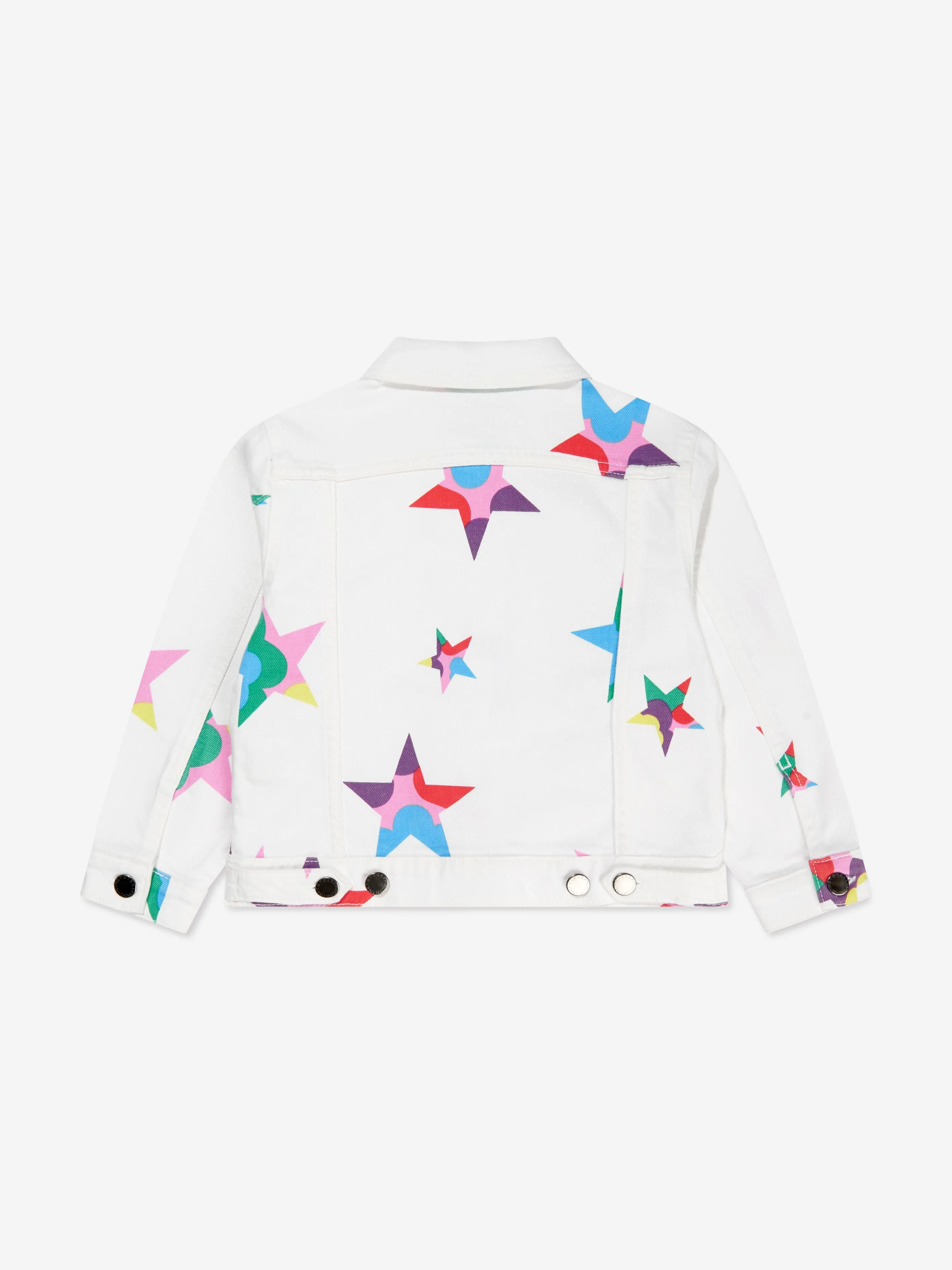 Stella McCartney Girls Star Denim Jacket in White