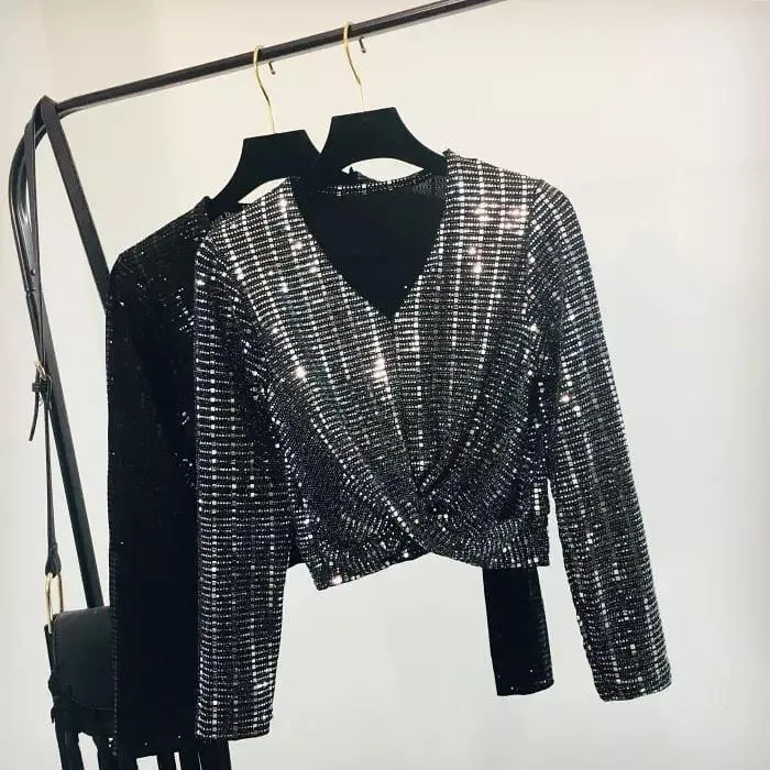 Tinsel Bling Luxury Tops