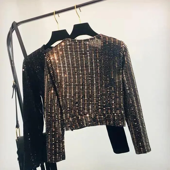 Tinsel Bling Luxury Tops