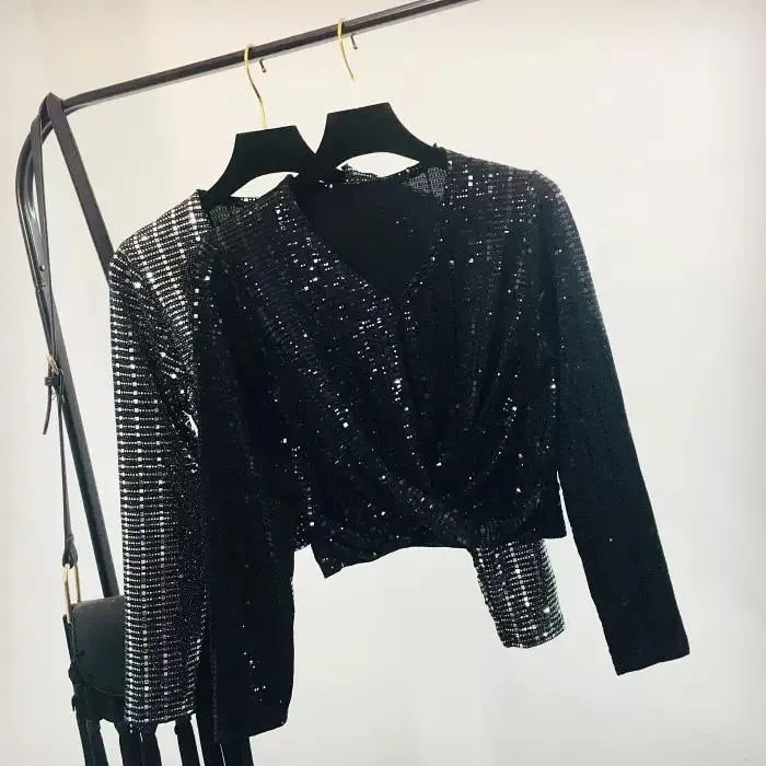 Tinsel Bling Luxury Tops