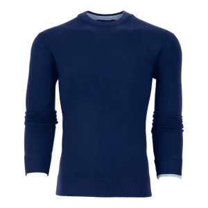 Tomahawk Cashmere Crewneck Sweater (Maltese Blue)