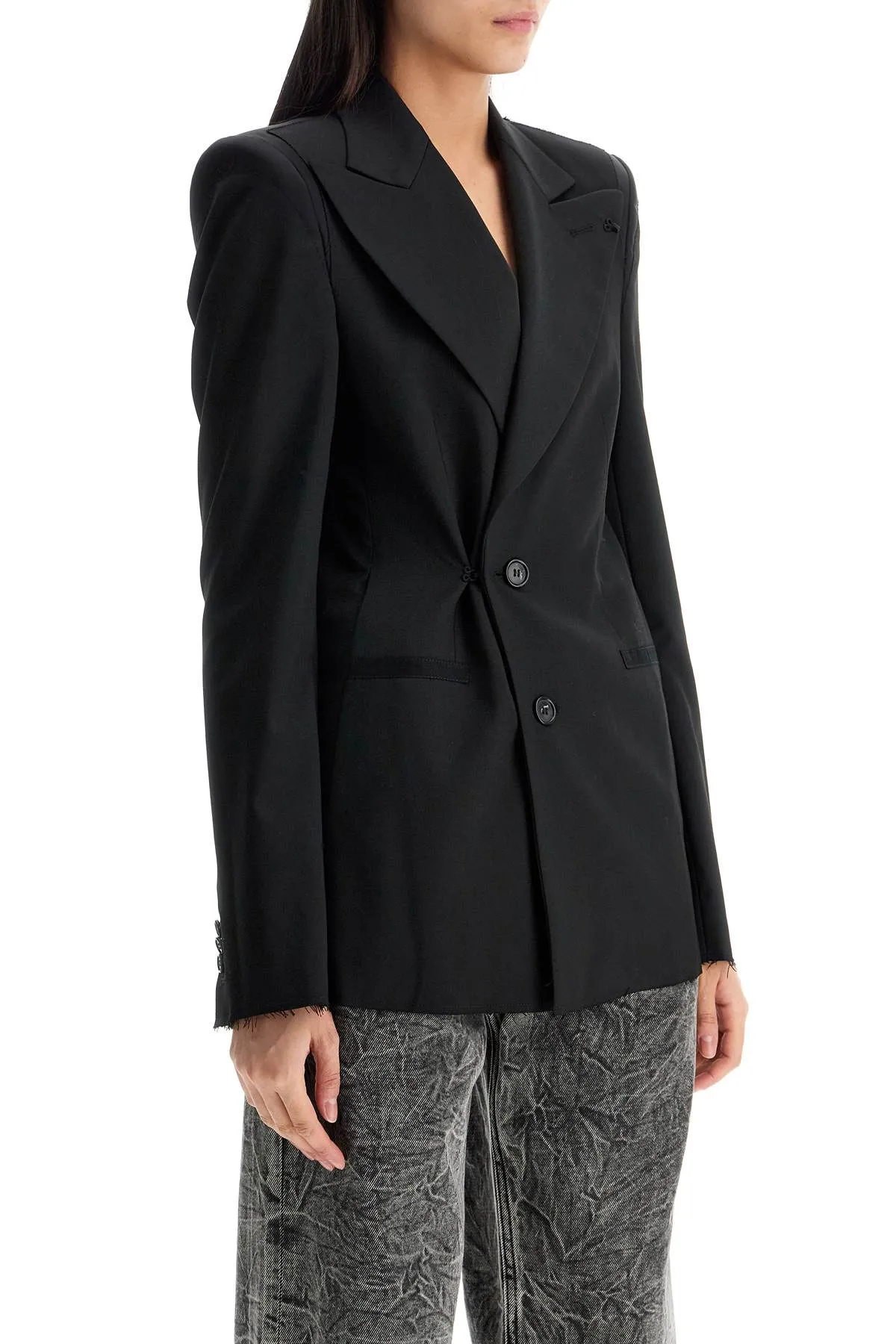 Twill Pattern Blazer