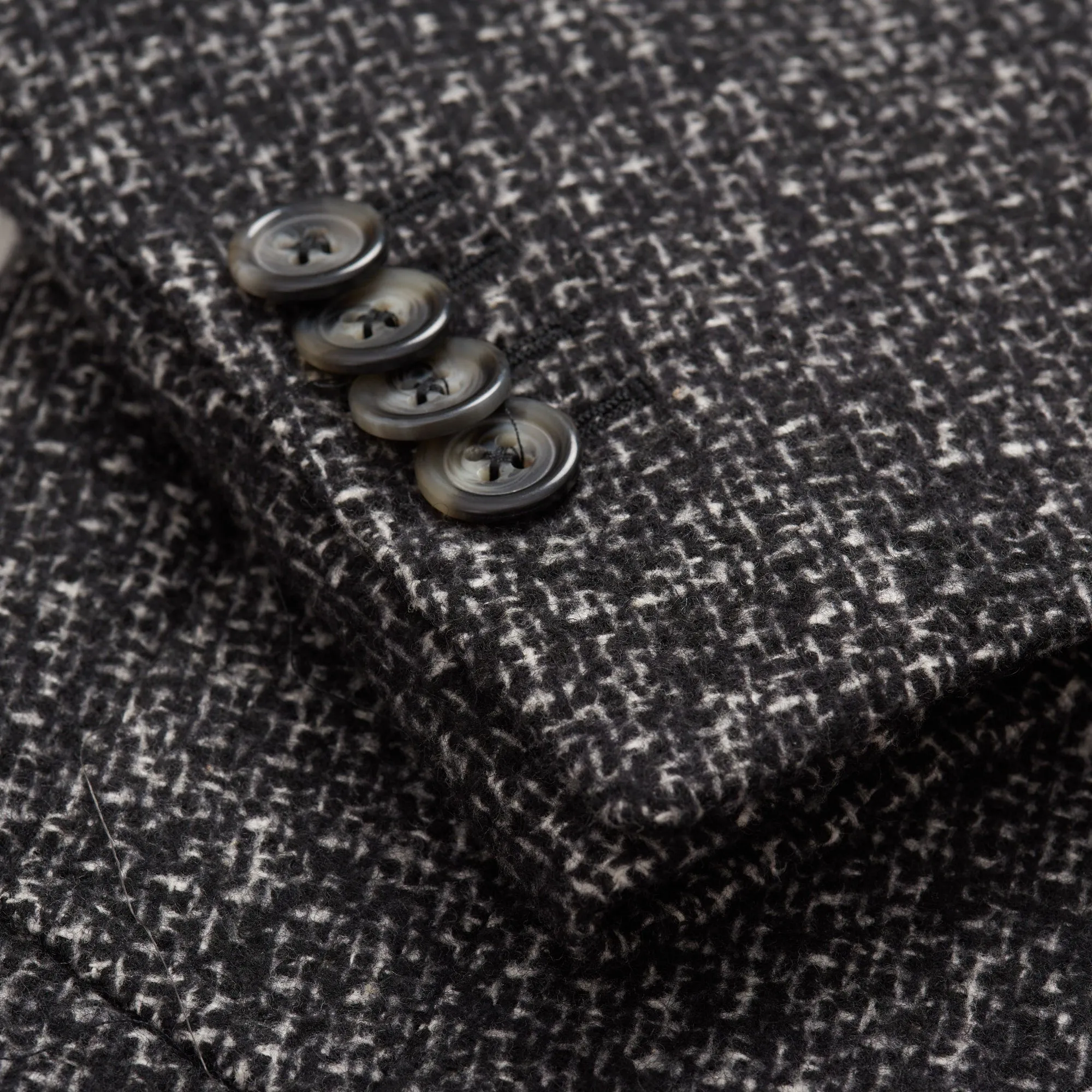 VINCENZO PALUMBO Napoli "Viky" Dark Gray Wool Back Belted Jacket Coat NEW