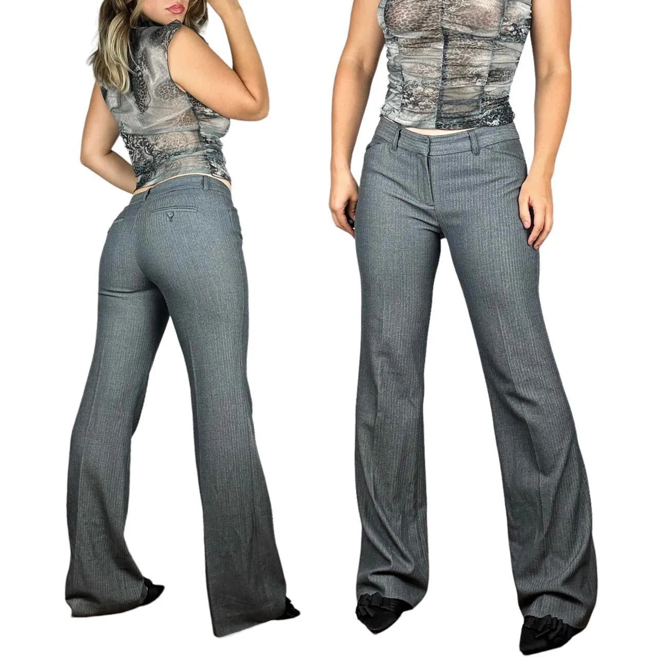 Vivienne Tam Pinstripe Flares (S)