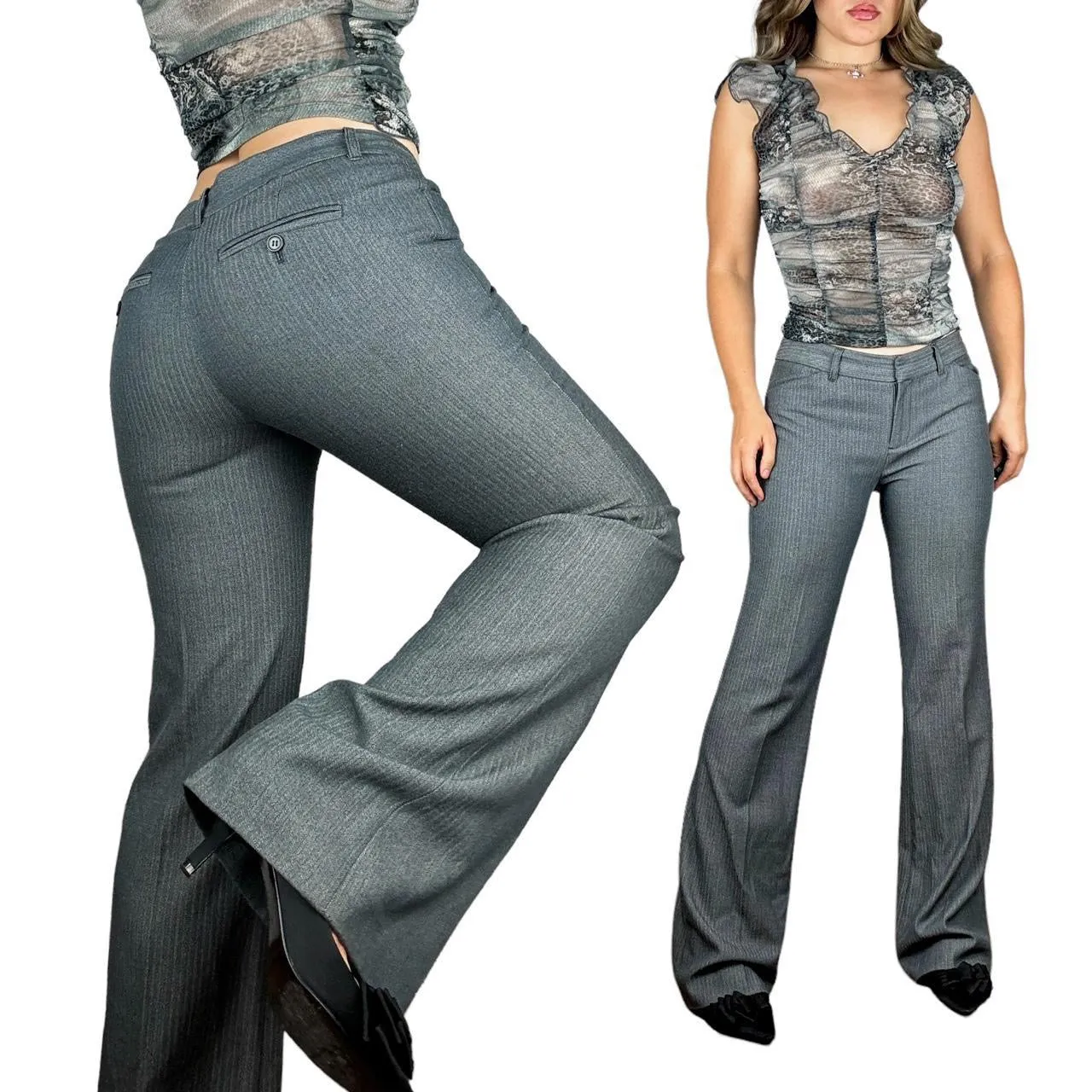 Vivienne Tam Pinstripe Flares (S)