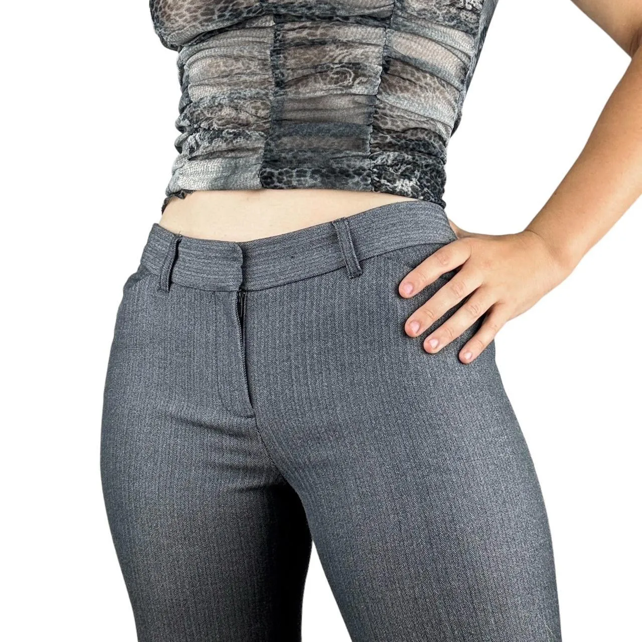 Vivienne Tam Pinstripe Flares (S)