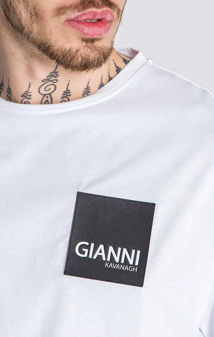 White Feel Text Tee