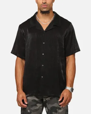 XXIII Diamond Button Up Shirt Black