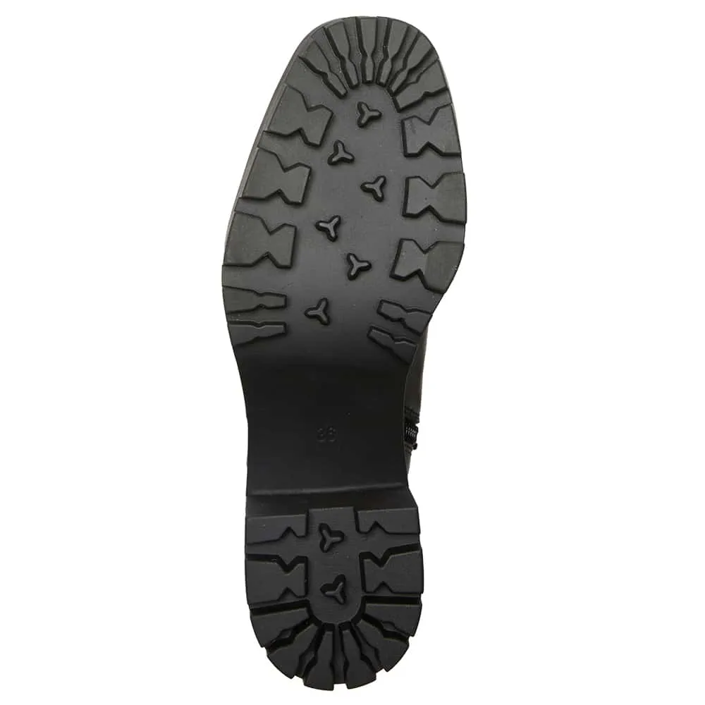 Zack Boot in Black Leather